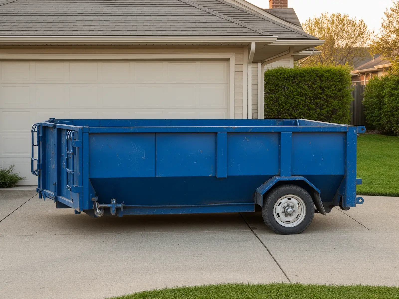 Roll-off dumpster from Big Jay's Dumpsters in Clarksville, IN
